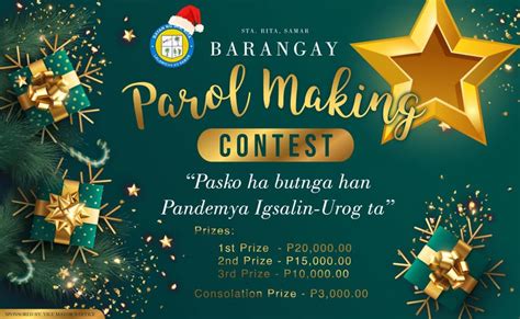 Barangay Parol Making Contest | The Municipality of Santa Rita, Samar