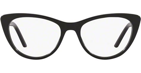 Prada Cat-eye Frames Glasses in Black - Lyst