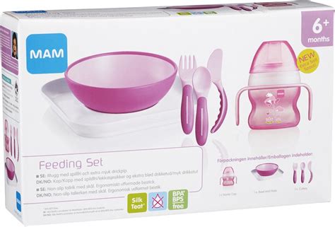 MAM feeding set pink - Bambino Mam