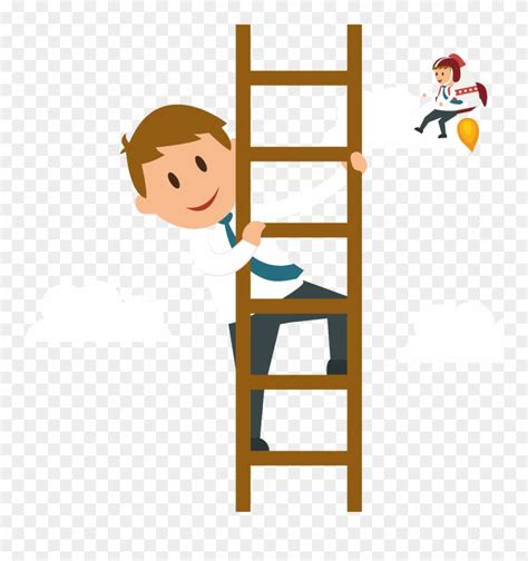 Svg Climbing A Ladder Clipart - Climb Cartoon - Png Download (#277981 ...