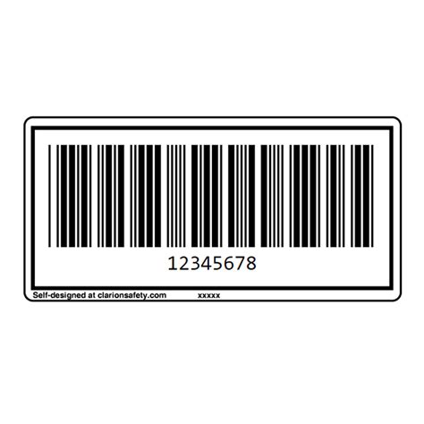 Barcode Label Template