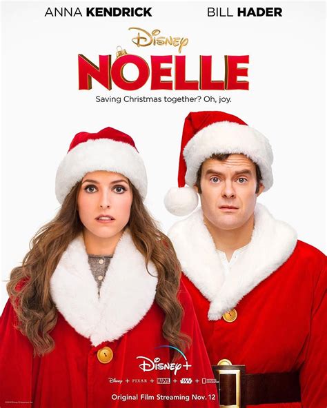 Noelle (2019) Poster - Anna Kendrick as Noelle Kringle and Bill Hader ...