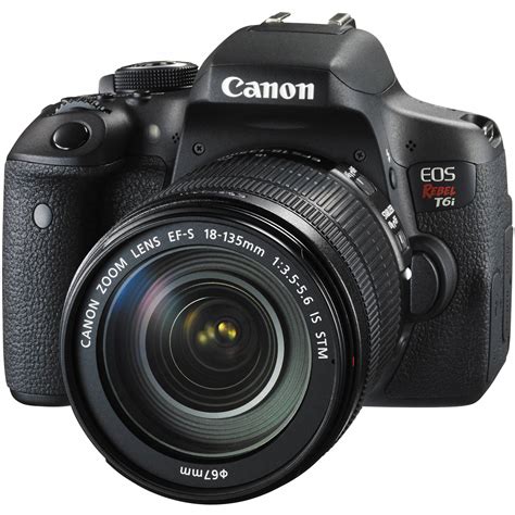 Canon EOS Rebel T6i DSLR Camera with 18-135mm Lens 0591C005 B&H