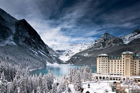 A November 4, 2015 look at the winter wonderland at Lake Louise in the ...