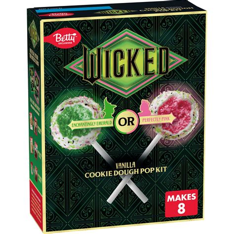 Betty Crocker Wicked Cookie Dough Pop Kit, Color Changing, Makes 8 Pops ...