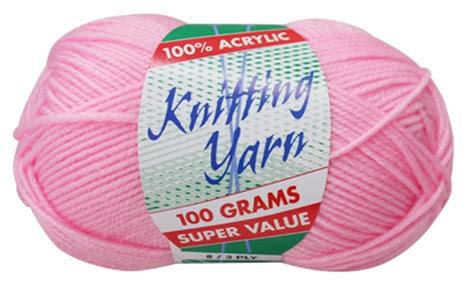 100g Knitting Yarn 3/8 Ply Super Soft Acrylic Knitting Wool Solid Multi ...