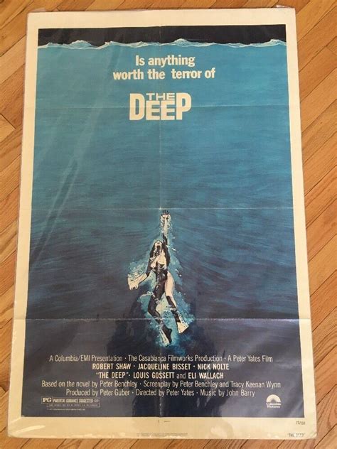 The Deep original movie poster 1977 Peter Benchley | #2019937254