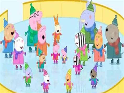 P IS FOR PEPPA PIG ICE SKATING - 35 pieces - Play Jigsaw Puzzle for ...