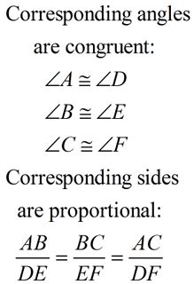 Similar Figures - MathBitsNotebook(Geo)