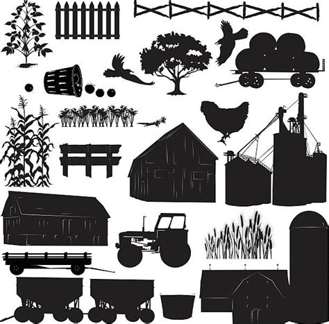 500+ Silhouette Of A Silos Stock Illustrations, Royalty-Free Vector ...