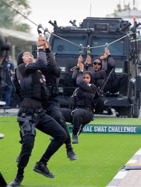 Dubai Police female SWAT team's success at UAE SWAT Challenge