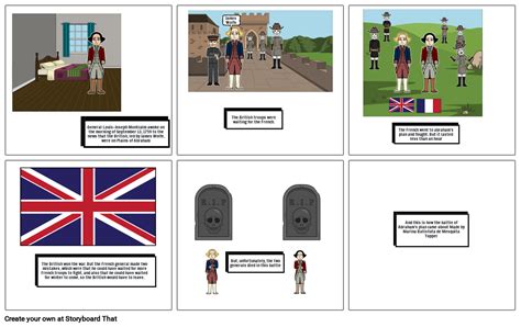 The Battle on the Plains of Abraham Storyboard