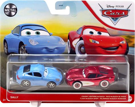 Buy Disney and Pixar Cars 3 Cruisin' Lightning McQueen & Sally 2-Pack ...