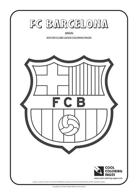 Cool Coloring Pages FC Barcelona logo coloring page - Cool Coloring ...