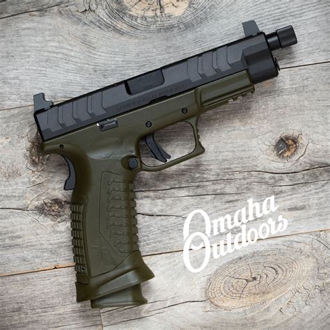 Springfield XDM Elite 4.5 9mm Threaded Barrel OD Green - Omaha Outdoors