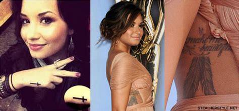 Brainsy Heart: Celebrity Tattoos Demi Lovato