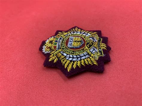 Royal Logistics Corps Cap Badge RLC Officers Beret Embroidered Badge On ...