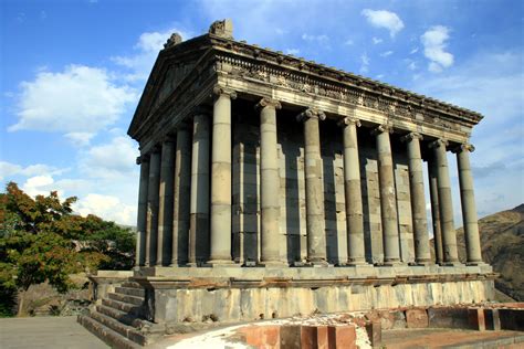 Roman temple at Garni, Armenia | The temple was sacked in 1386 by Timur ...