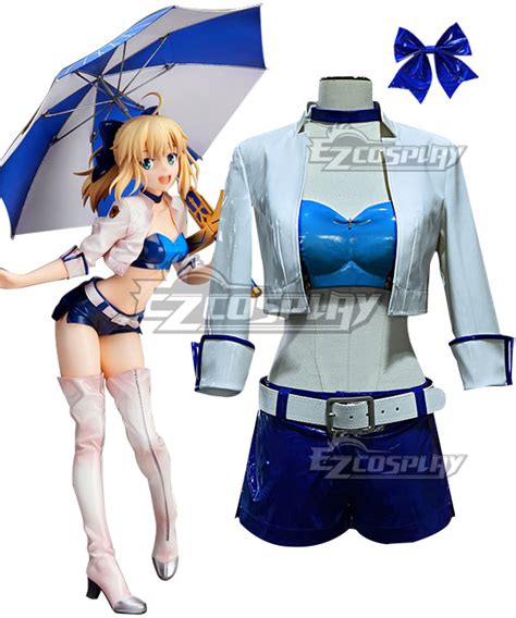 Fate stay night Saber Racing 1/7 Cosplay Costume