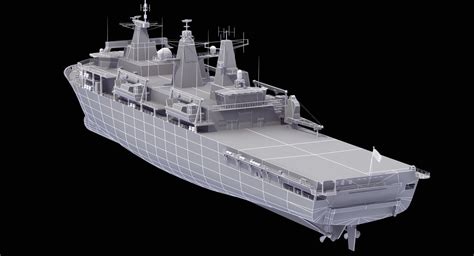 HMS Albion 3D Model $199 - .3dm .3ds .cob .dwg .fbx .flt .obj .wrl .x ...