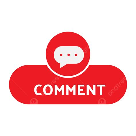 Comment Buttons For Social Media, Comments, Button, Social Media PNG ...