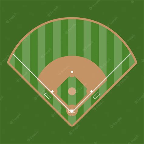 Premium Vector | Baseball Field