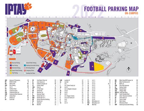 Natasha Robbins Kabar: Clemson Football Parking Lots Map