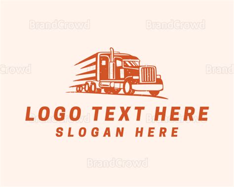 Orange Forwarding Truck Logo | BrandCrowd Logo Maker