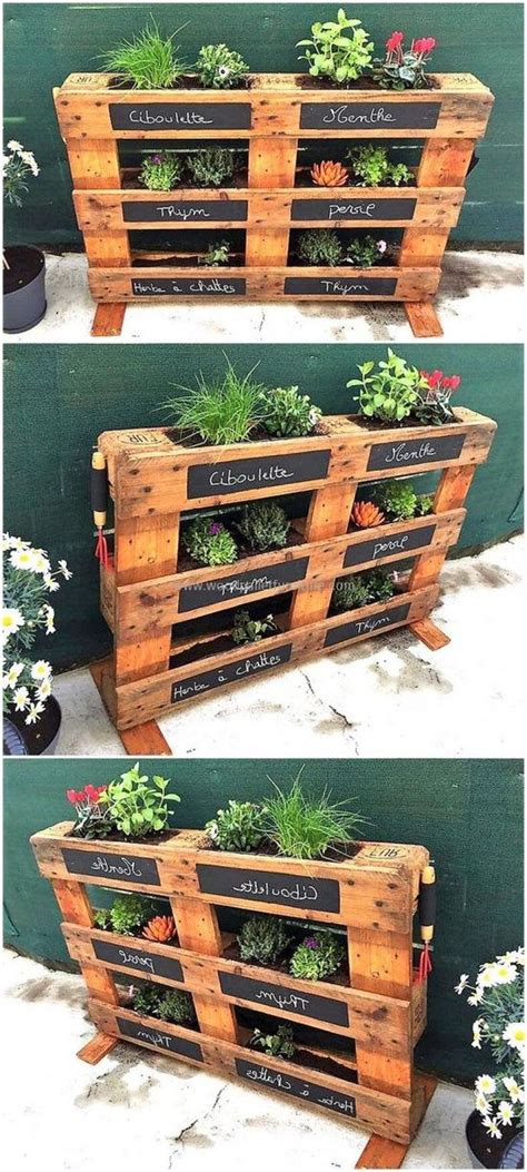 60 Amazing Creative Wood Pallet Garden Project Ideas #outdoorfurniture ...