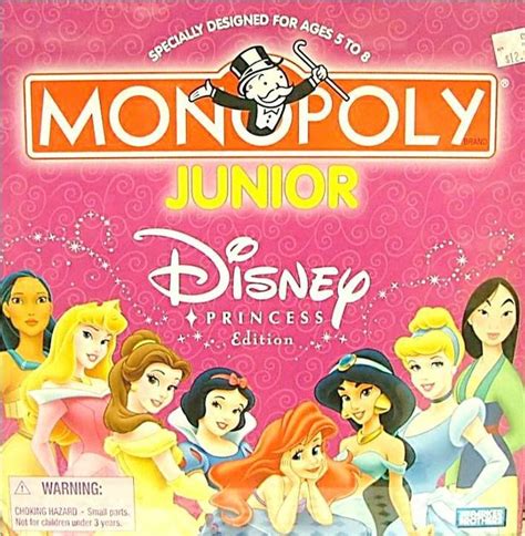 Monopoly Junior: Disney Princess | Board Game | BoardGameGeek