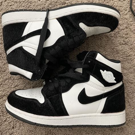 PANDA JORDAN 1’S. Only worn a few times! Willing to... - Depop