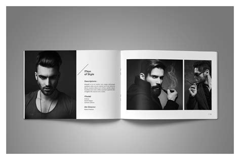 A5 Photography Portfolio Template on Yellow Images Creative Store - 55099