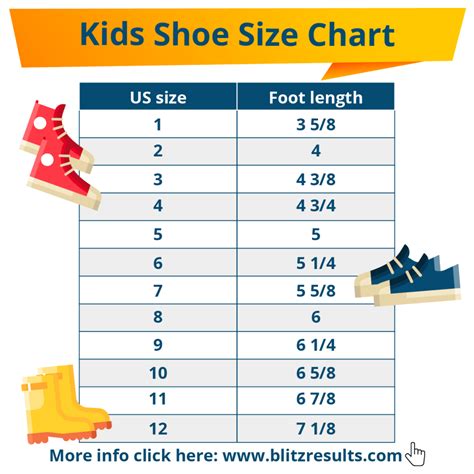 ᐅ Kids Shoe Size Chart: The Easy Way to Find the Right Size!