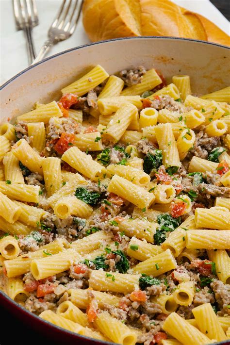 Creamy Italian Sausage Pasta - A Southern Soul