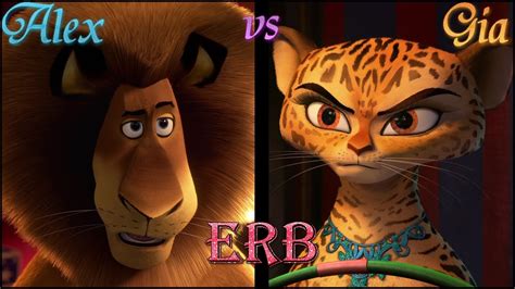 Alex VS Gia Madagascar 3 Epic Rap Battles Of History ♫ - YouTube