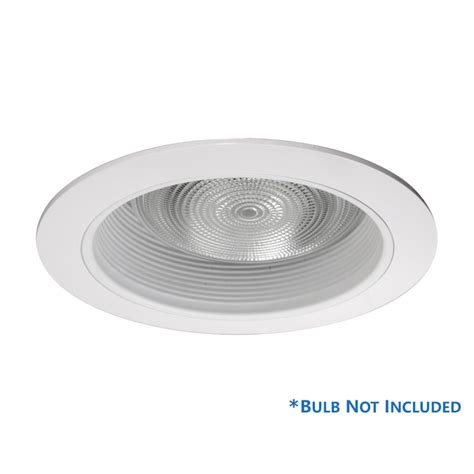 Nicor Lighting 6-in White Baffle Recessed Light Trim in the Recessed ...