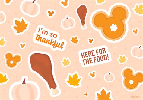 Celebrate Thanksgiving With Disney-Inspired Digital Wallpaper ...