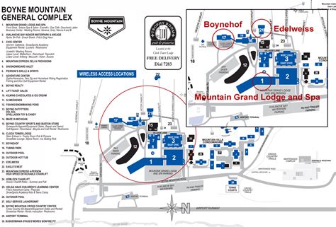 Boyne Mountain Ski Trail Map