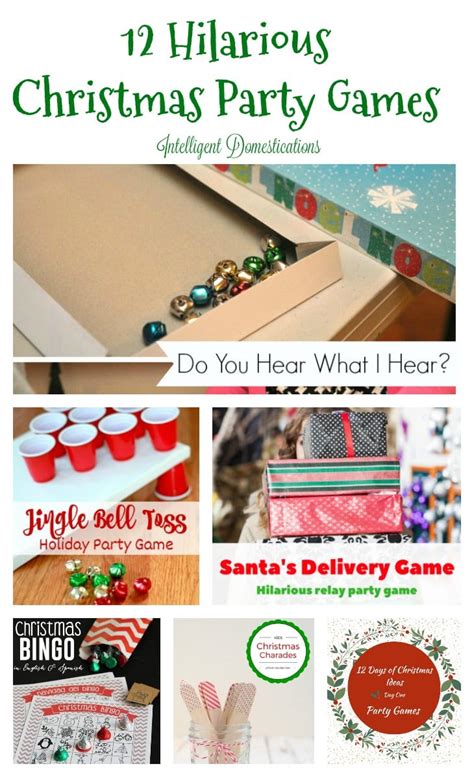 12 Super Fun and Creative Christmas Party Games