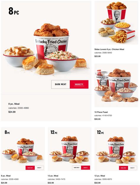 KFC Menu With Prices and Pictures (2024)