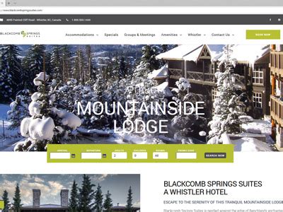 Blackcomb Springs Suites – CanDat Systems – Website Development Services