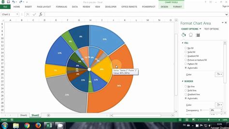 Excel Pie Chart Templates Lovely Howto Multilevel Pie In Excel in 2020 ...