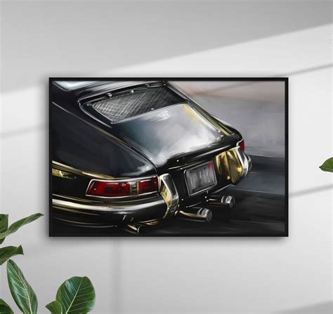 Porsche 911 Car Wall Art Porsche Art Poster Print Framed | Etsy