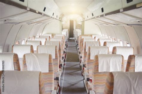 Interior of an old plane Stock Photo | Adobe Stock