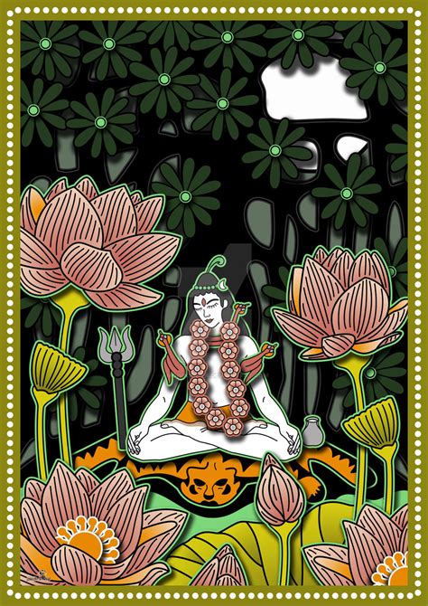 Shiva in Meditation - Retro by Mohinipriya on DeviantArt