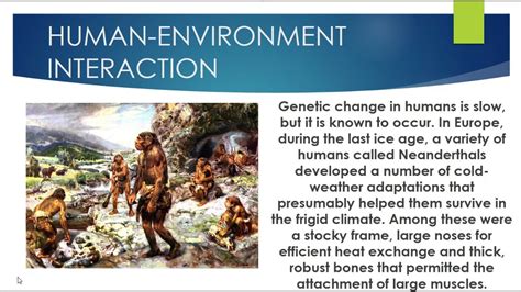 Human-Environment Interaction Adaptation vs Modification - YouTube