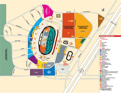 Texas Motor Speedway, Fort Worth TX - Seating Chart View