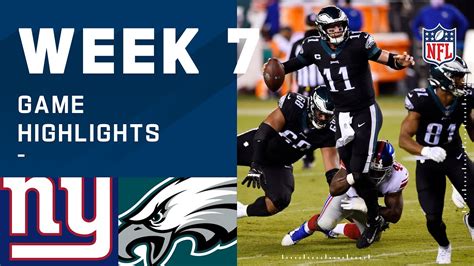 Giants vs. Eagles Week 7 Highlights | NFL 2020 | footballfannetwork.us