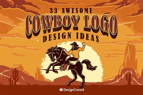 33 Awesome Cowboy Logo Design Ideas