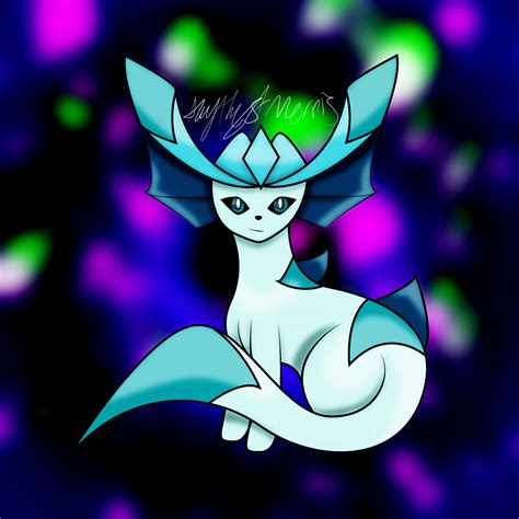 PokeFusion: Vaporeon x Glaceon by AmythystMorris on DeviantArt